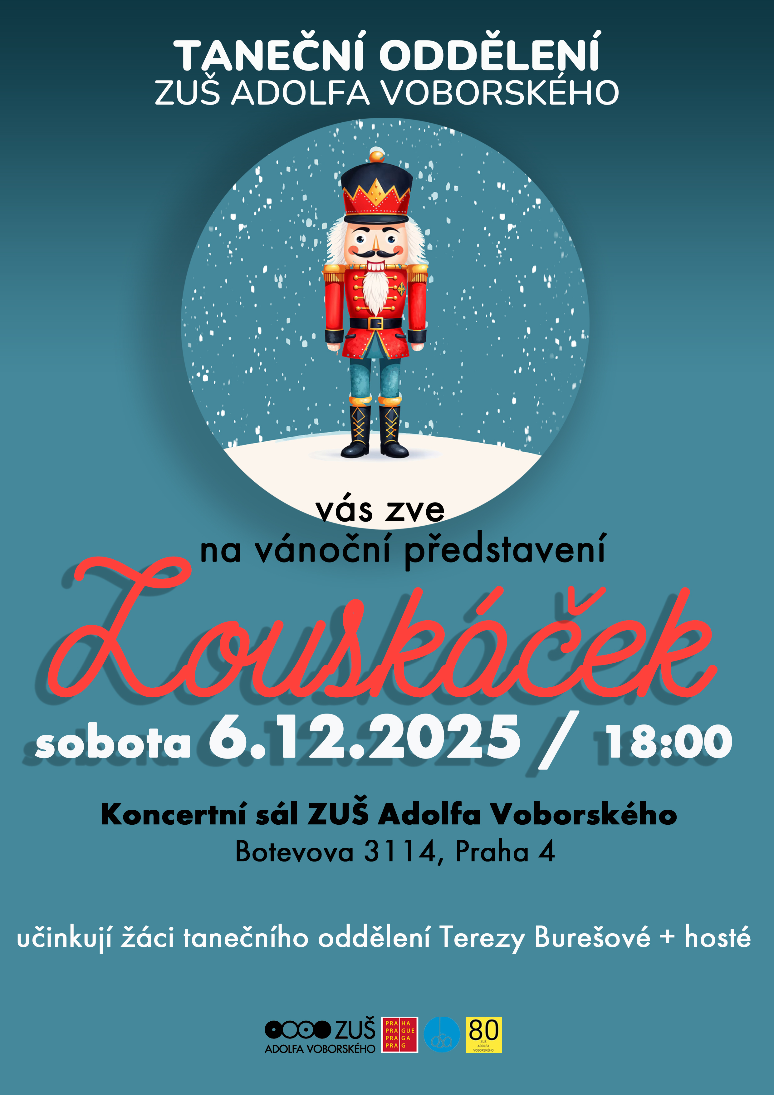 Louskáček - vánoční představení tanečního oboru